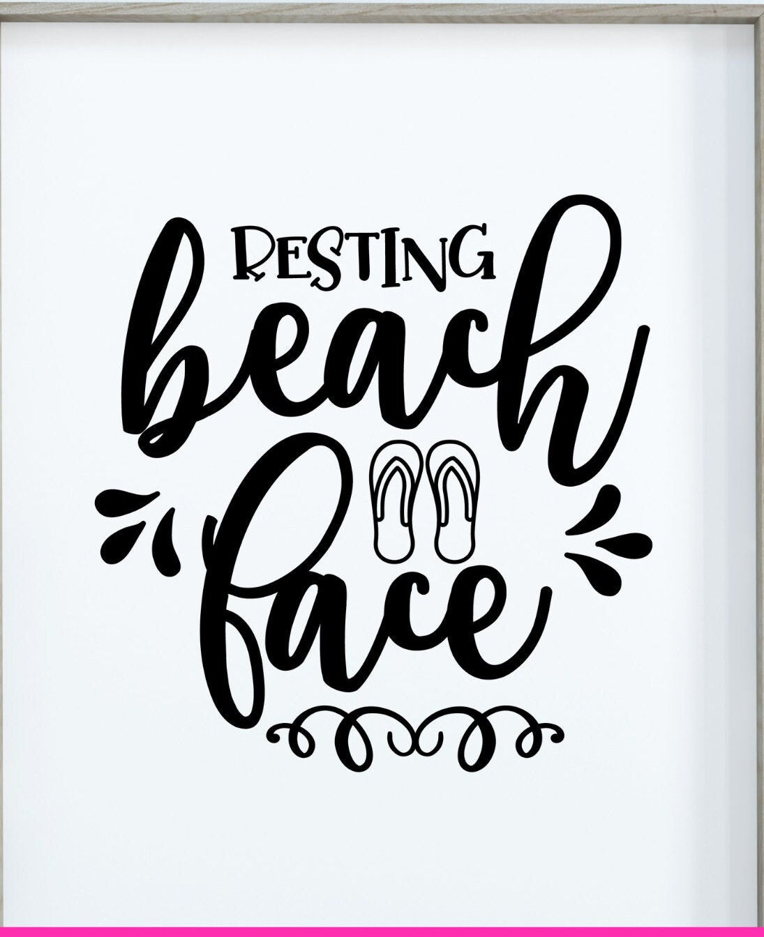 Resting Beach Face
